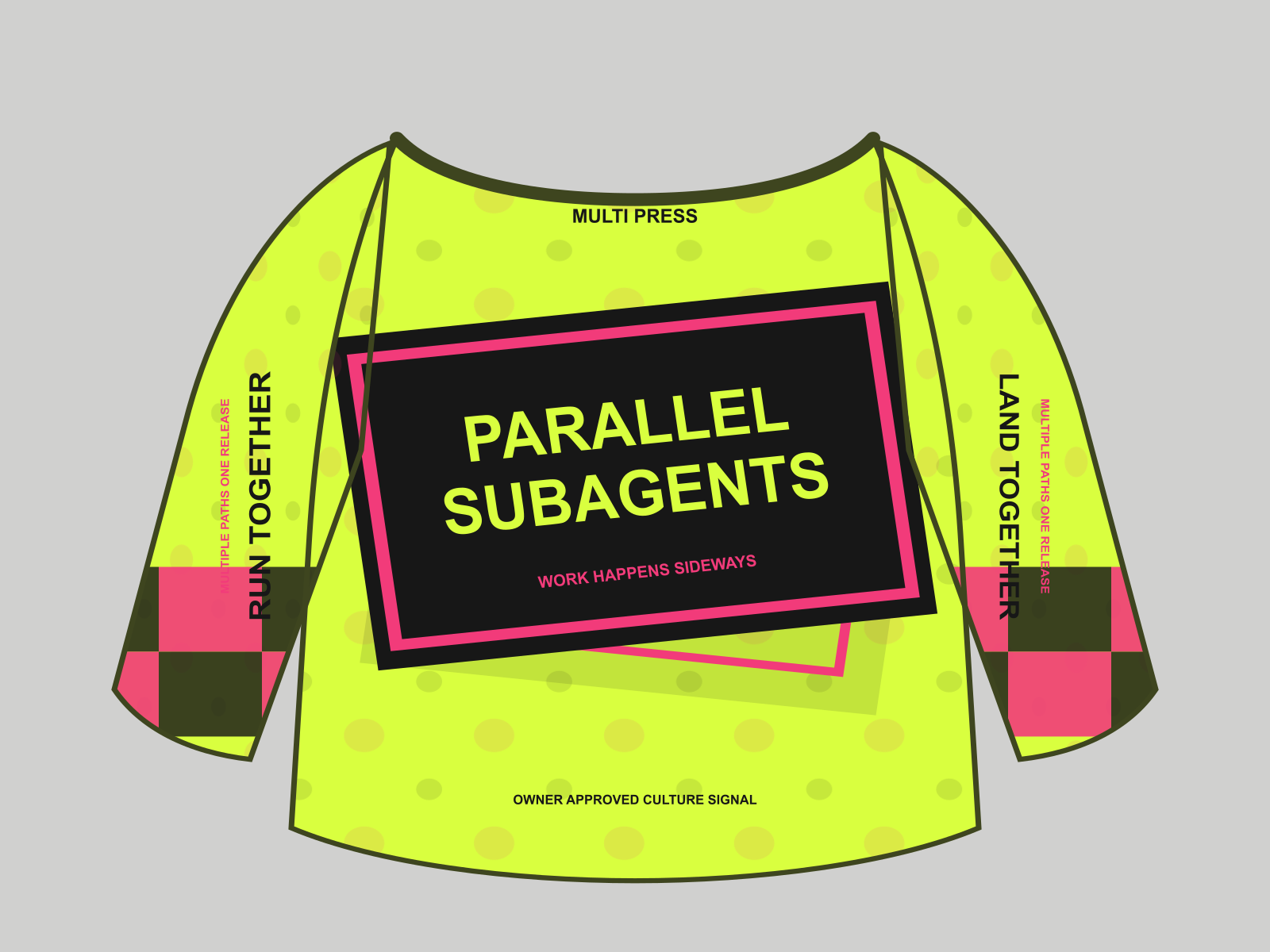 Parallel Noise Poster Cotton Sweatshirt view 16