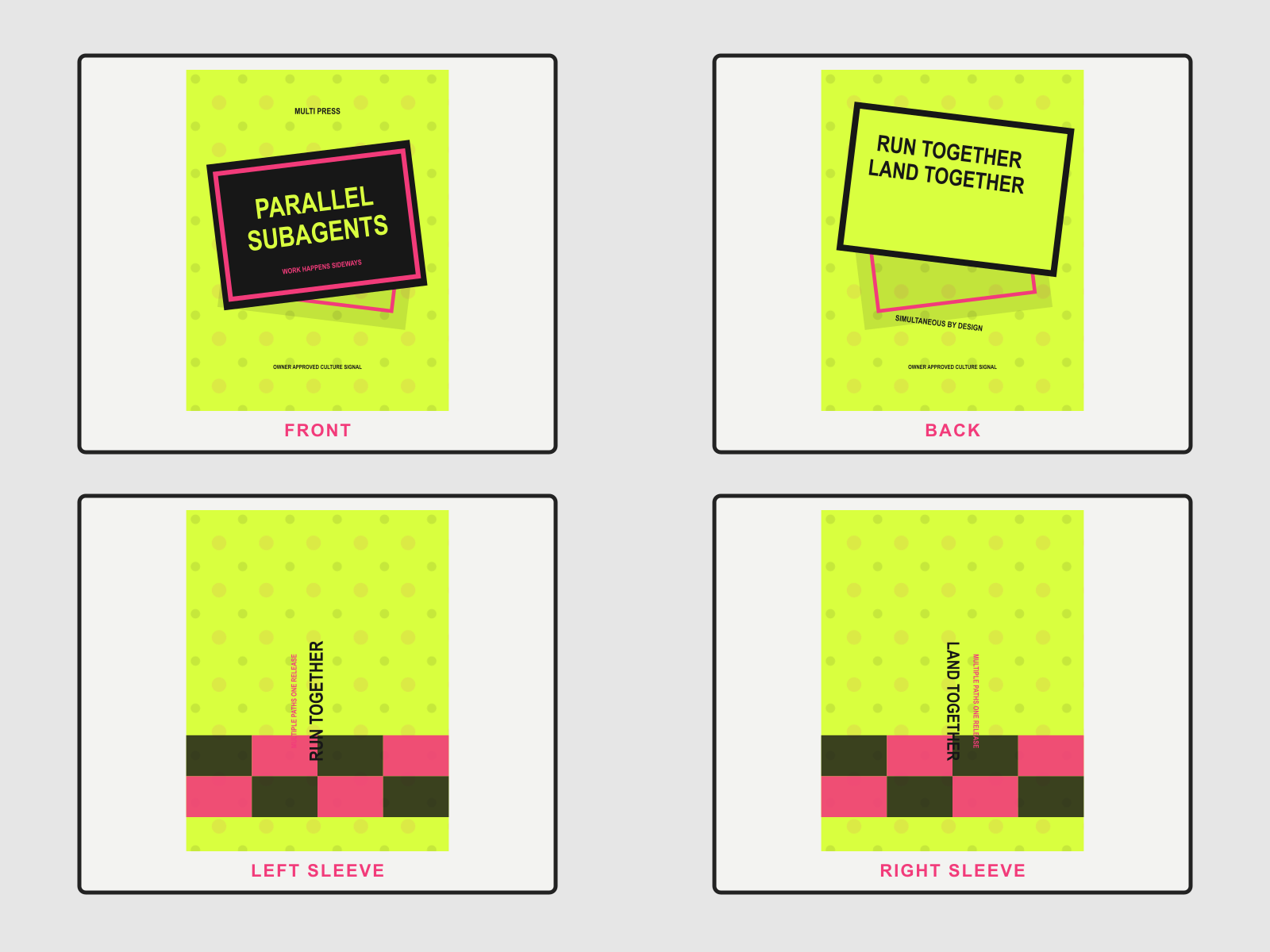 Parallel Noise Poster Cotton Sweatshirt view 18