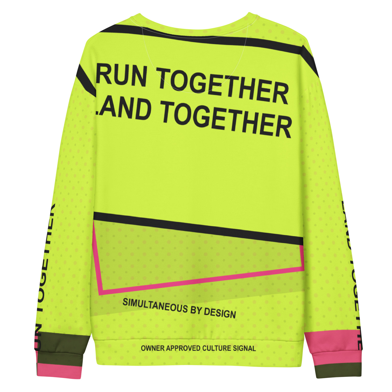Parallel Noise Poster Cotton Sweatshirt view 5