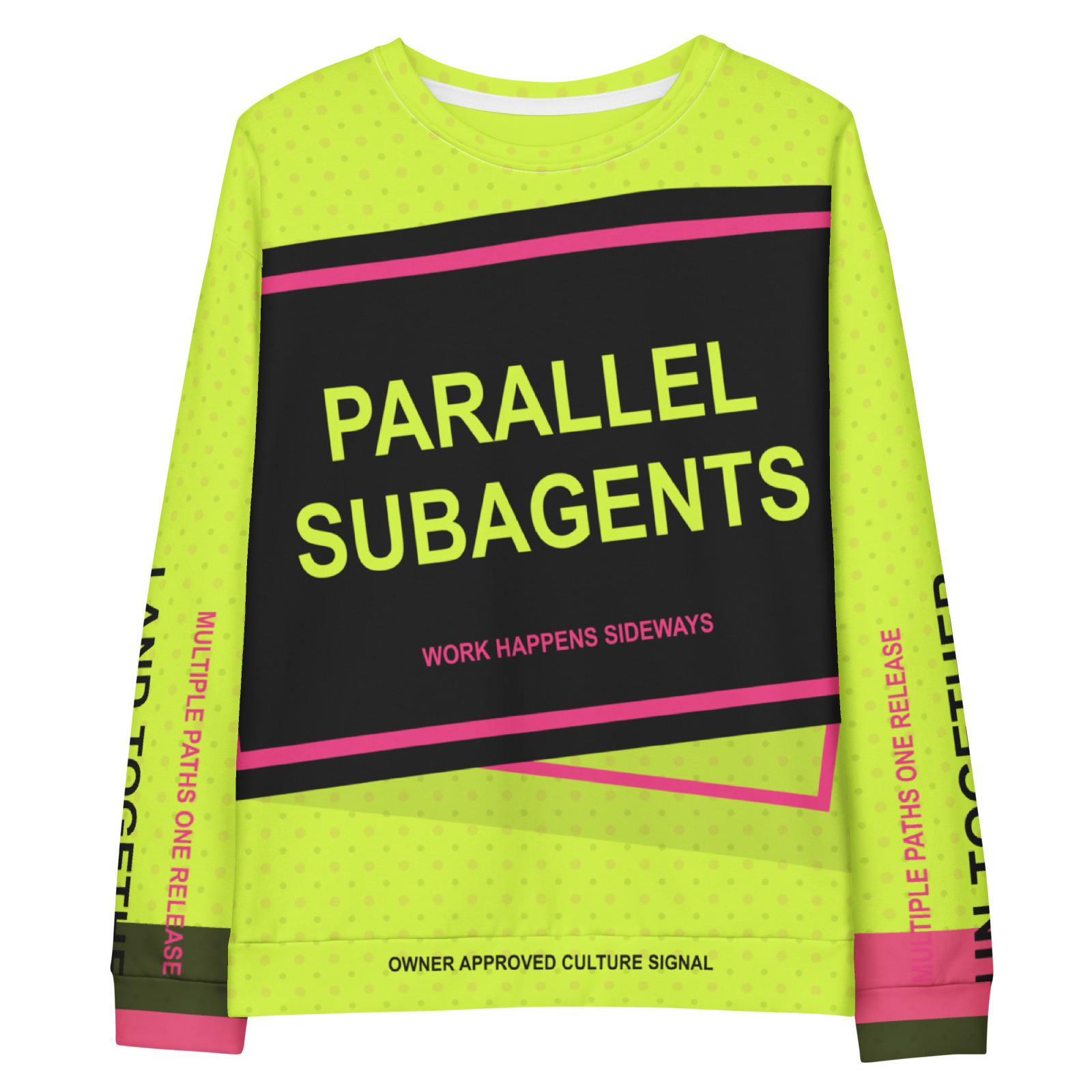 Parallel Noise Poster Cotton Sweatshirt view 6