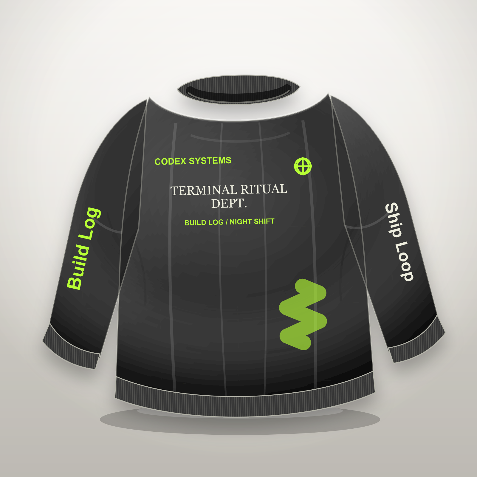Terminal Ritual Cotton Sweatshirt view 3