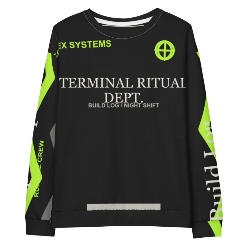 Terminal Ritual Cotton Sweatshirt view 2